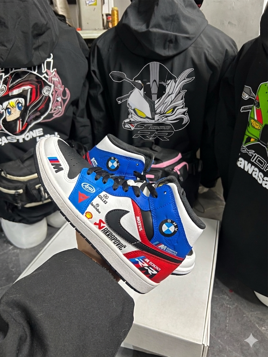 BMW Motorrad Custom Racing Sneakers