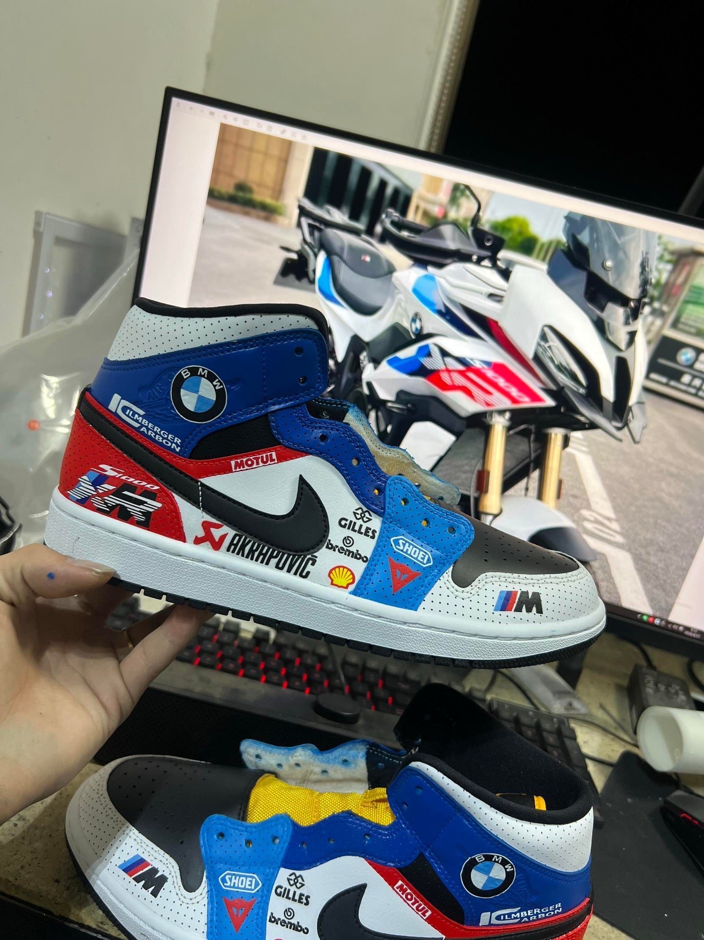 BMW Motorrad Custom Racing Sneakers