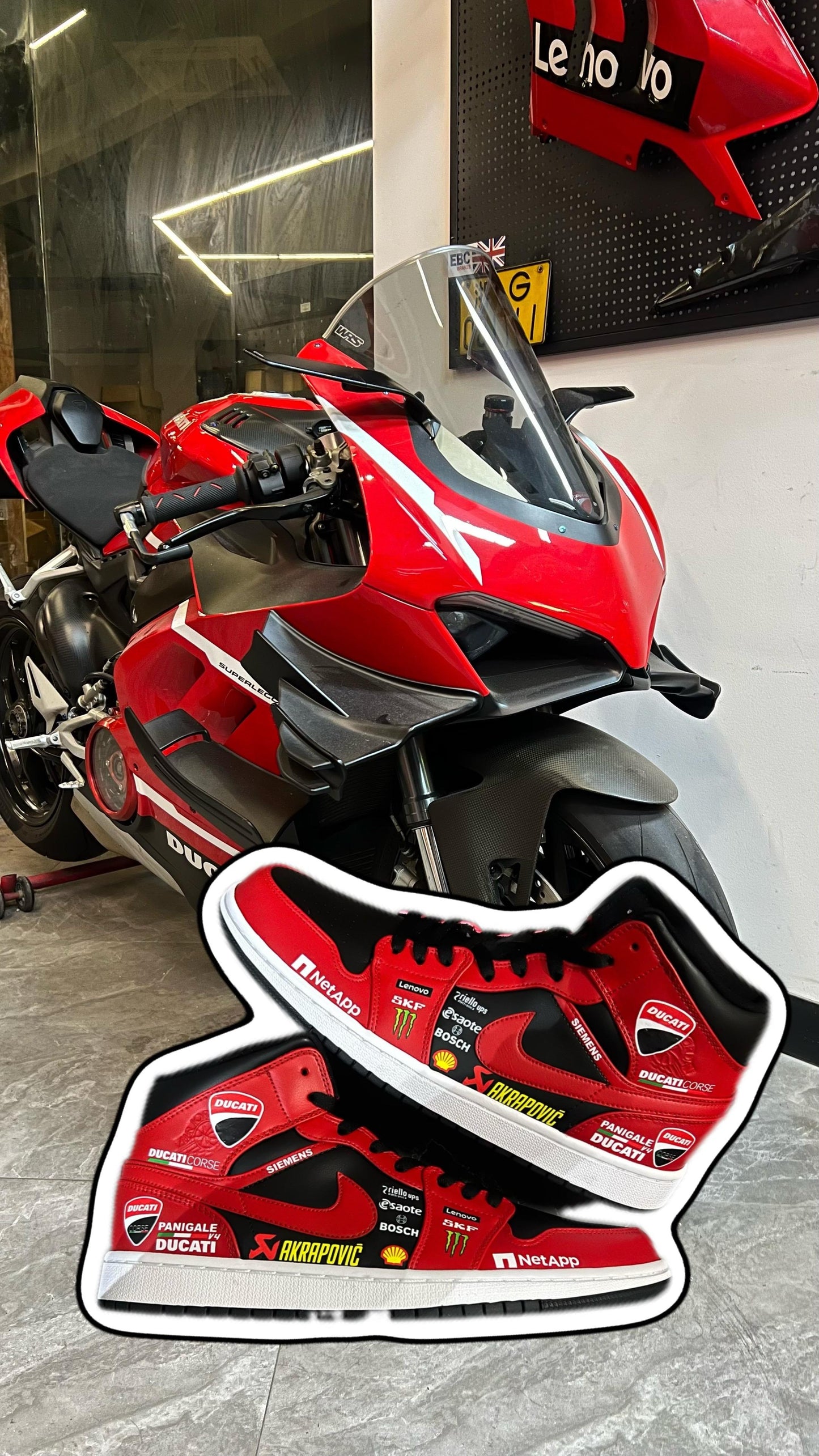 Ducati Racing Custom Sneakers